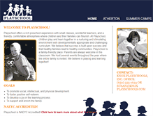 Tablet Screenshot of knoxplayschools.com